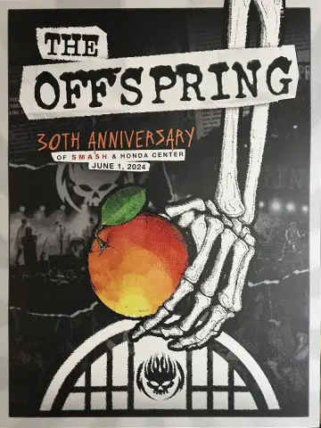 The Offspring: SMASH 30th Anniversary Concert Poster