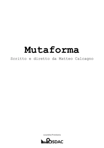 Poster to the movie "Mutaforma" #915160