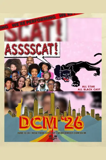 Black ASSSSCAT!: DCM '26 Poster