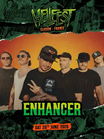 Enhancer - Hellfest 2026 Poster