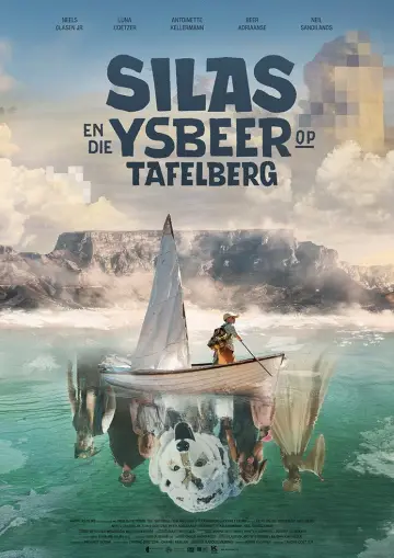 Silas and the Polar Bear on Table Mountain Poster
