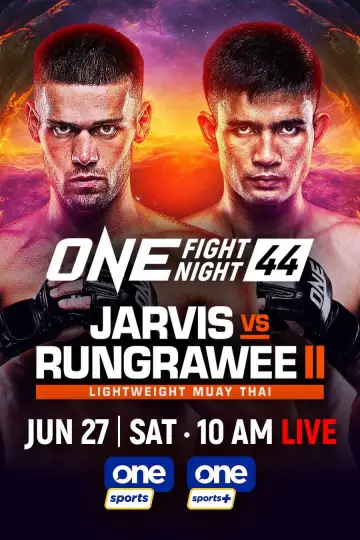 Poster to the movie "ONE Fight Night 44: Jarvis vs. Rungrawee 2" #1159500