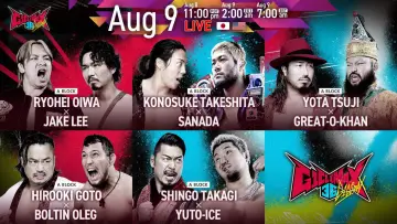 Backdrop to the movie "NJPW G1 Climax 36 - Day 14" #1206102