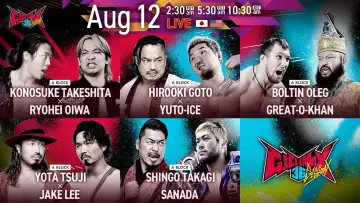 Backdrop to the movie "NJPW G1 Climax 36 - Day 16" #1205207