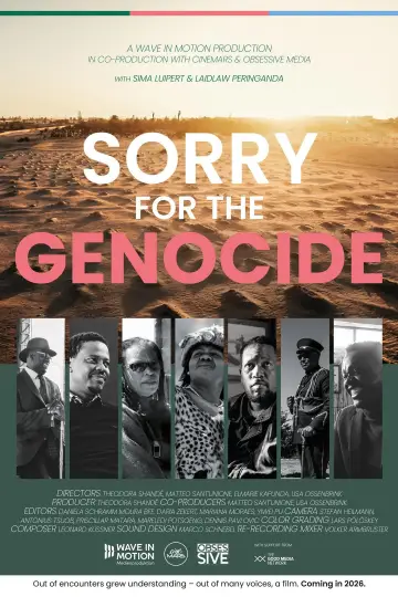 Sorry for the Genocide Poster