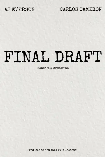 Final Draft Poster