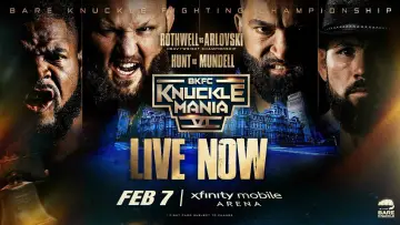 BKFC Knucklemania VI Poster