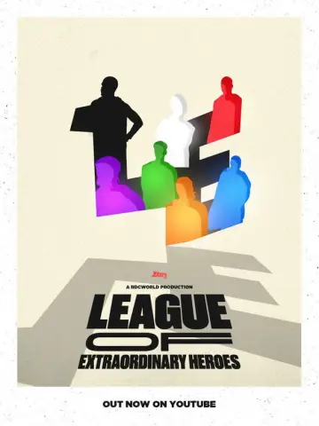 The League of Extra Ordinary Heroes Poster