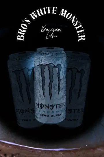 Bro's White Monster Poster
