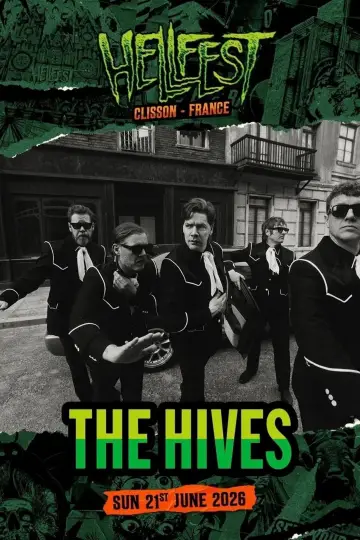 The Hives - Hellfest 2026 Poster