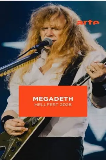 Megadeth Hellfest 2026 Poster