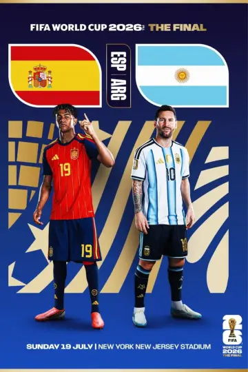Poster to the movie "FIFA World Cup 2026 Finals - Spain Vs. Argentina" #1164681