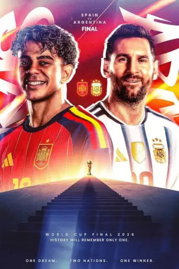 Poster to the movie "FIFA World Cup 2026 Finals - Spain Vs. Argentina" #1164682