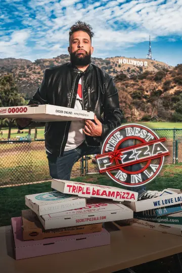 The Best Pizza is in LA Poster