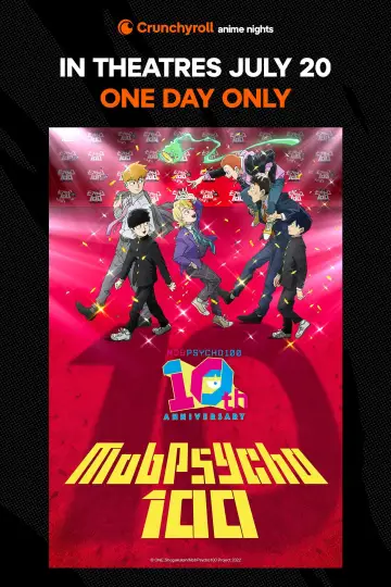 Mob Psycho 100 Celebrates Its 10th Anniversary Poster