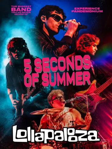 Poster to the movie "5SOS: Live at Lollapalooza" #1351294