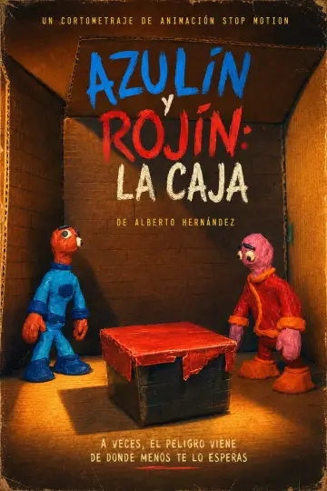 Azulín y Rojín: la caja Poster
