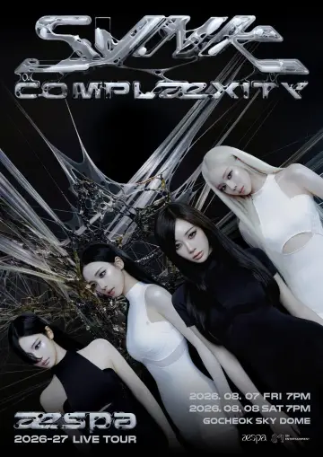 2026 aespa LIVE TOUR - SYNK : COMPLaeXITY Poster