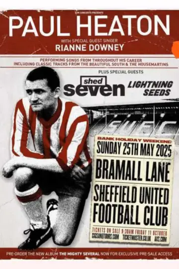 Paul Heaton: Live at Bramall Lane Poster