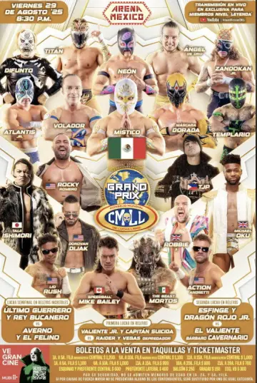 Poster to the movie "CMLL Grand Prix Internacional" #1298495
