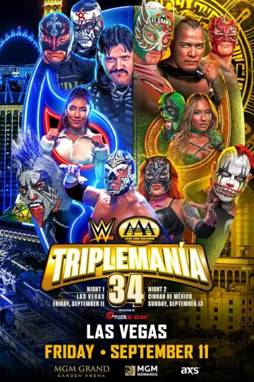 Poster to the movie "AAA Triplemanía 34 - Friday" #1283777
