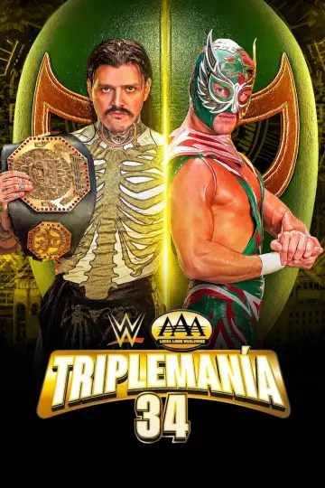 AAA Triplemanía 34 - Sunday Poster