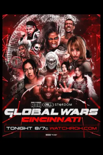 ROH Global Wars - Cincinatti Poster