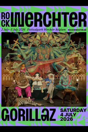 Gorillaz: Live at Rock Werchter 2026 Poster