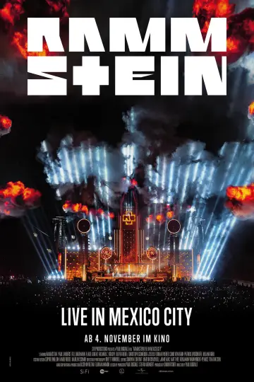 Poster to the movie "Rammstein - Live in Mexico City" #1691800