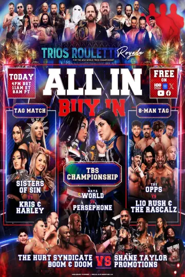 AEW All In 2026: London - Buy In Poster