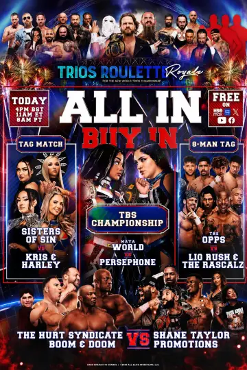 Poster to the movie "AEW All In 2026: London - Buy In" #1616162