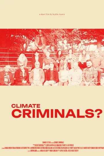 Climate Criminals? Poster