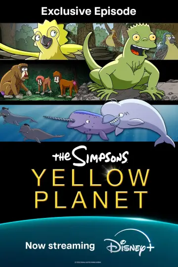 The Simpson: Yellow Planet Poster