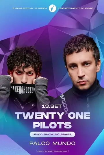 Twenty One Pilots - Rock In Rio 2026 Poster