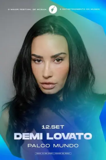 Demi Lovato - Rock in Rio 2026 Poster
