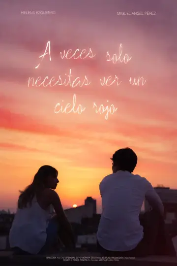 Sometimes all you need is a red sky Poster
