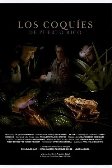 Los Coquíes de Puerto Rico Poster