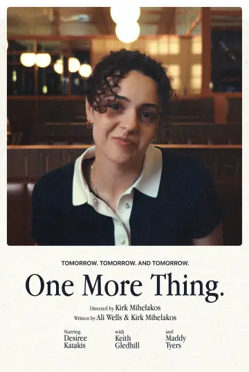 Poster to the movie "One More Thing" #1717901
