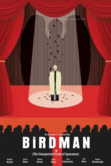 Poster to the movie "Birdman or (The Unexpected Virtue of Ignorance)" #802488