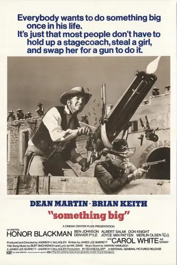Poster to the movie "Something Big" #1777053