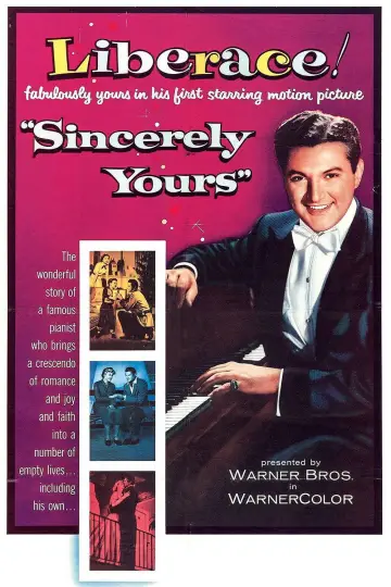 Poster to the movie "Sincerely Yours" #1623117