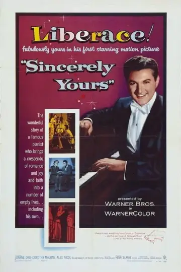 Poster to the movie "Sincerely Yours" #1623119