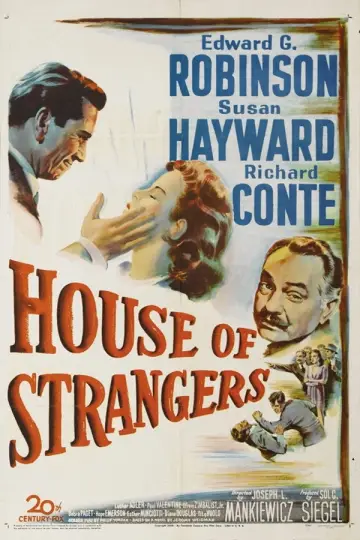 Poster to the movie "House of Strangers" #1573159