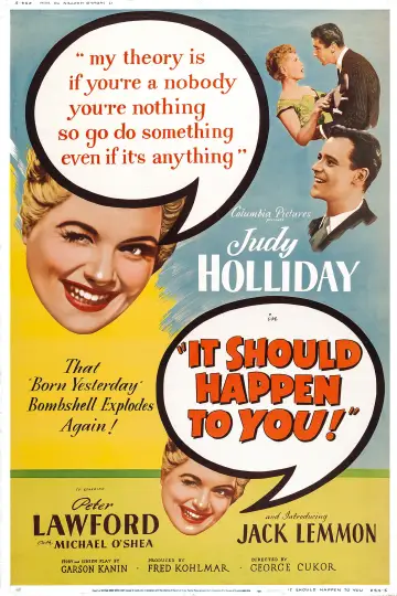 Poster to the movie "It Should Happen to You" #1870997