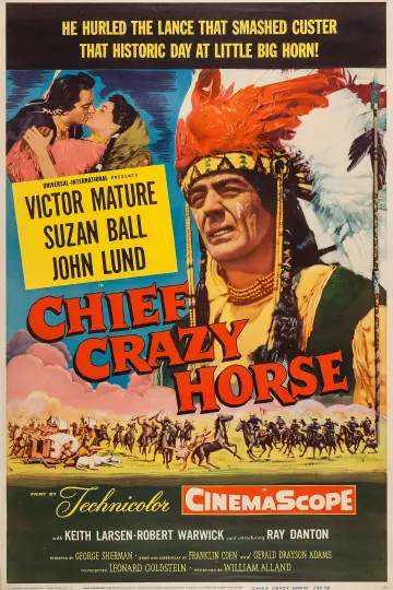 Poster to the movie "Chief Crazy Horse" #1852785