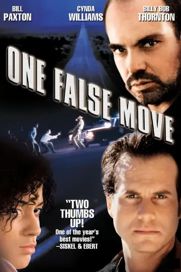 Poster to the movie "One False Move" #1017911