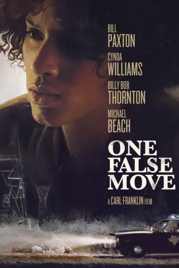 Poster to the movie "One False Move" #1017915