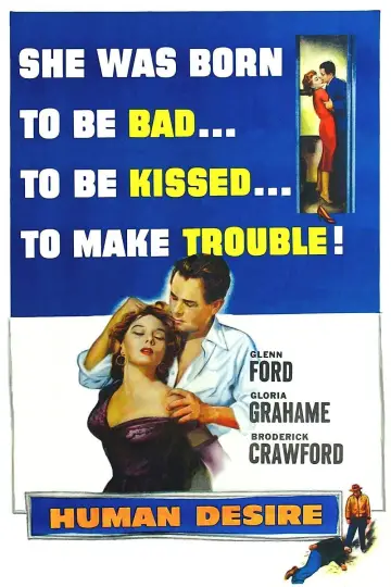 Poster to the movie "Human Desire" #1063766