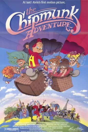 Poster to the movie "The Chipmunk Adventure" #1578169