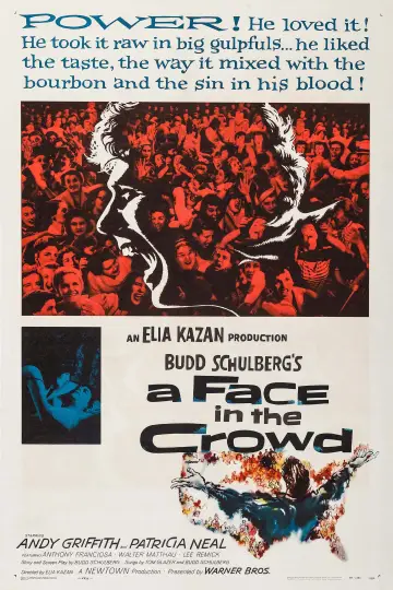 Poster to the movie "A Face in the Crowd" #1113263